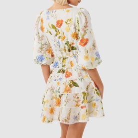 Esmie Tiered Floral Skater Dress
