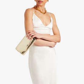 Emmie Mirror Fabric Clutch