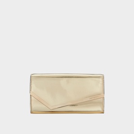 Emmie Mirror Fabric Clutch