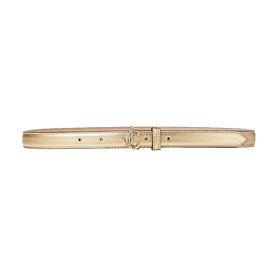 Mini Helina Metallic Nappa Leather Mini Belt