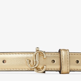 Mini Helina Metallic Nappa Leather Mini Belt