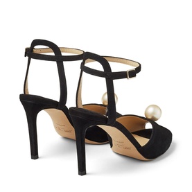 Sacora 85 Pearl-Embellished Heeled Sandals