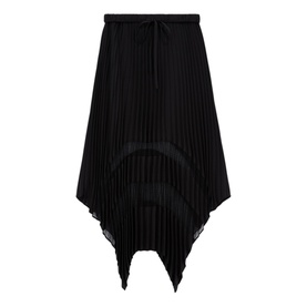 Asymmetrical Pleated Skirt