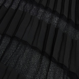 Asymmetrical Pleated Skirt