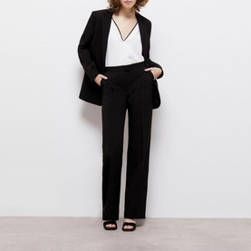 Crepe Suit Trousers