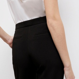 Crepe Suit Trousers