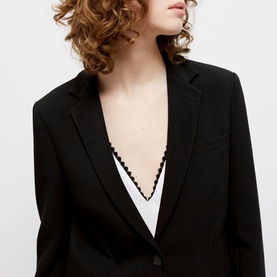 Crepe Suit Jacket
