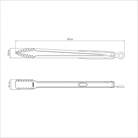 Black Collection Three-Piece Barbeque Tools Set