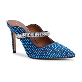 Duke Crystal-Embellished Mules