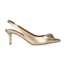 Belgravia Eagle-Embellished Slingback Pumps
