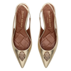 Belgravia Eagle-Embellished Slingback Pumps