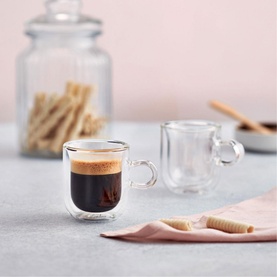 Two Piece Espresso Glass Set 75ml