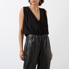 Georgette Wrap Bodysuit