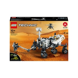 Lego Technic NASA Mars Rover Perseverance building set, 1132-piece construction toy with detailed rover and Ingenuity helicopter models