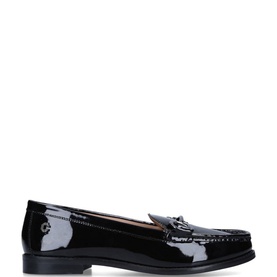 Snap Patent Leather Loafers