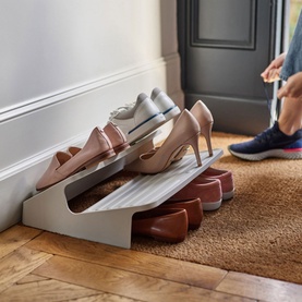 Shoe-In&trade; Large Space-Saving Shoe Rack