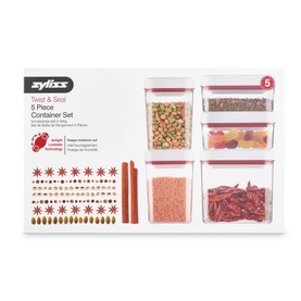 Twist & Seal 5 Piece Container Set