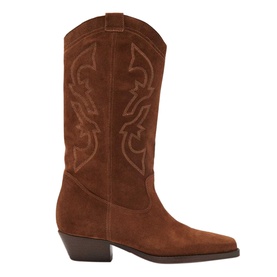 Claurys Suede Cowboy Boots