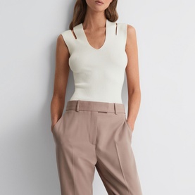 Nina Cut-Out Knitted Vest