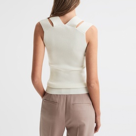 Nina Cut-Out Knitted Vest