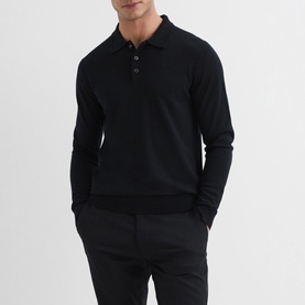 Trafford Merino Wool Polo Shirt
