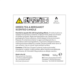 Fired Earth Green Tea & Bergamot Candle