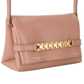 Chain-Detail Mini Strapped Pouch