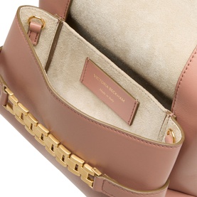 Chain-Detail Mini Strapped Pouch