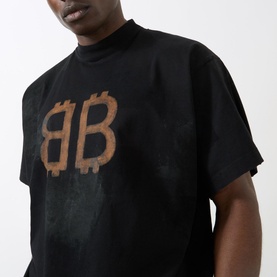 Crypto Logo Oversized T Shirt