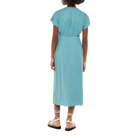 Floral Crescent Midi Dress