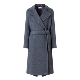 Edwige Double-Breasted Wool Wrap Coat