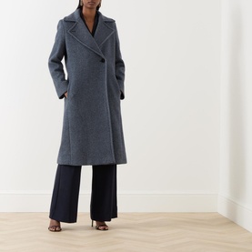 Edwige Double-Breasted Wool Wrap Coat