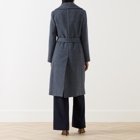 Edwige Double-Breasted Wool Wrap Coat