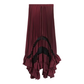 Selode Ruffled Midi Skirt