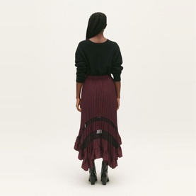Selode Ruffled Midi Skirt