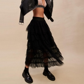 Josepha Tulle Midi Skirt