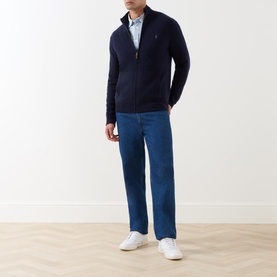 Zip-Through Merino Sweater