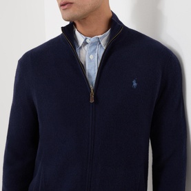 Zip-Through Merino Sweater