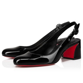 So Jane Sling 55 Patent Block Heels