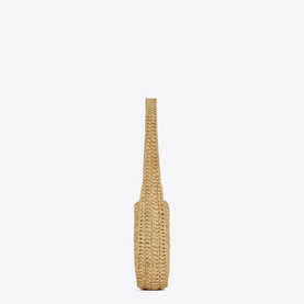 Le 5 &Agrave; 7 Mini Raffia Hobo Bag