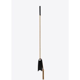 Kate Satin Tassel Leather Chain Wallet