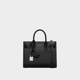 Sac De Jour Nano Shiny Leather Bag