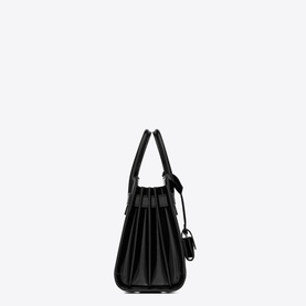 Sac De Jour Nano Shiny Leather Bag