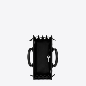 Sac De Jour Nano Shiny Leather Bag