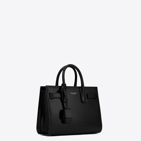 Sac De Jour Nano Shiny Leather Bag