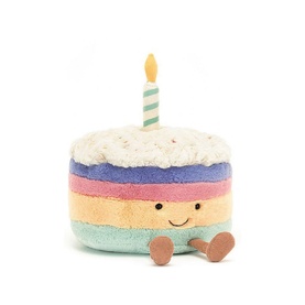 Amuseable Rainbow Birthday Cake 26cm