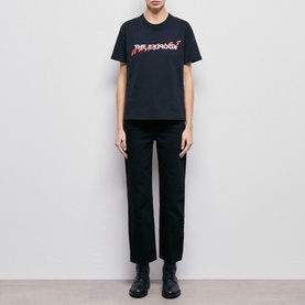 What Is Print Crew Neck T-Shirt