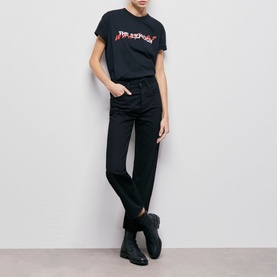 What Is Print Crew Neck T-Shirt