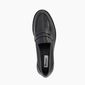 Gild Cleated-Sole Penny-Trim Loafers