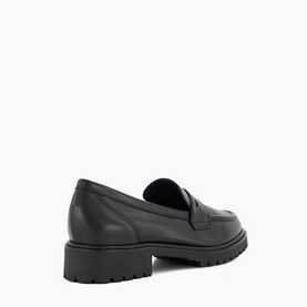 Gild Cleated-Sole Penny-Trim Loafers